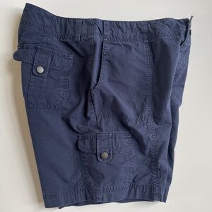EDDIE BAUER | Mercer Fit Navy Cargo Walking Casual Shorts Size 10 EUC